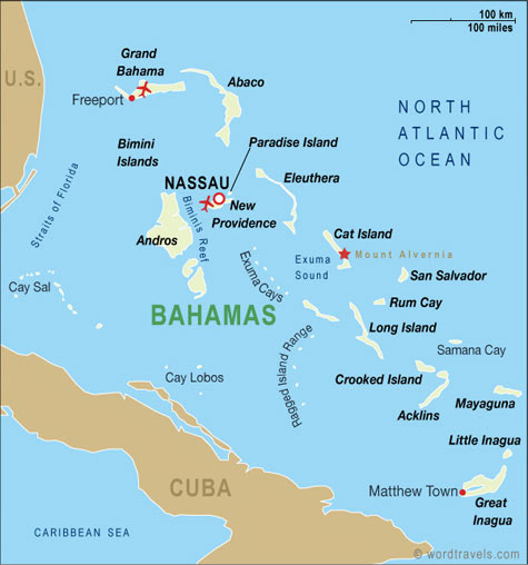 Bahamas Map