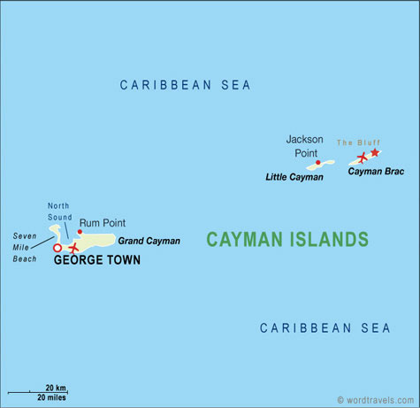 Cayman Islands Map