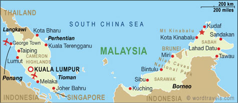 Malaysia Map