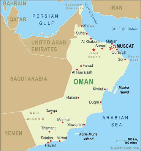 Oman Map