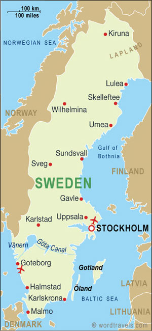 Sweden Map