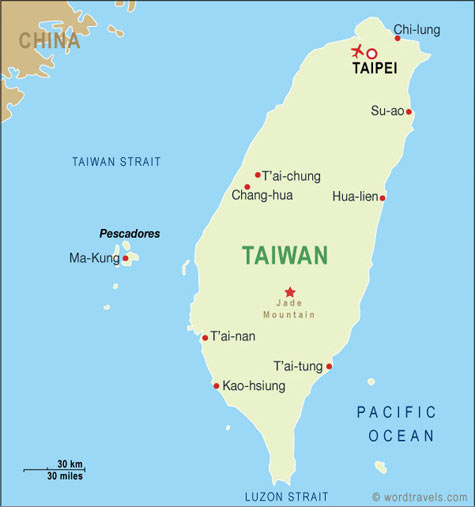 Taiwan Map