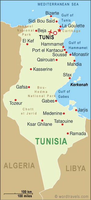 Tunisia Map